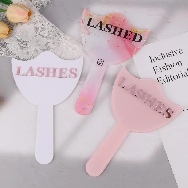 TQAcrylic Lash Artist Social Media Face Prop Personalised Aesthetics Sign Lash Sign Salon Decorate Eyelash Technician Photo Prop