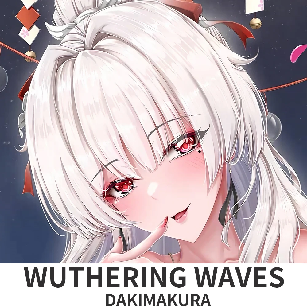 Wuthering Waves Hiyuki Dakimakura Hugging Body Pillow Case Cover  Anime Pillowcase Cushion