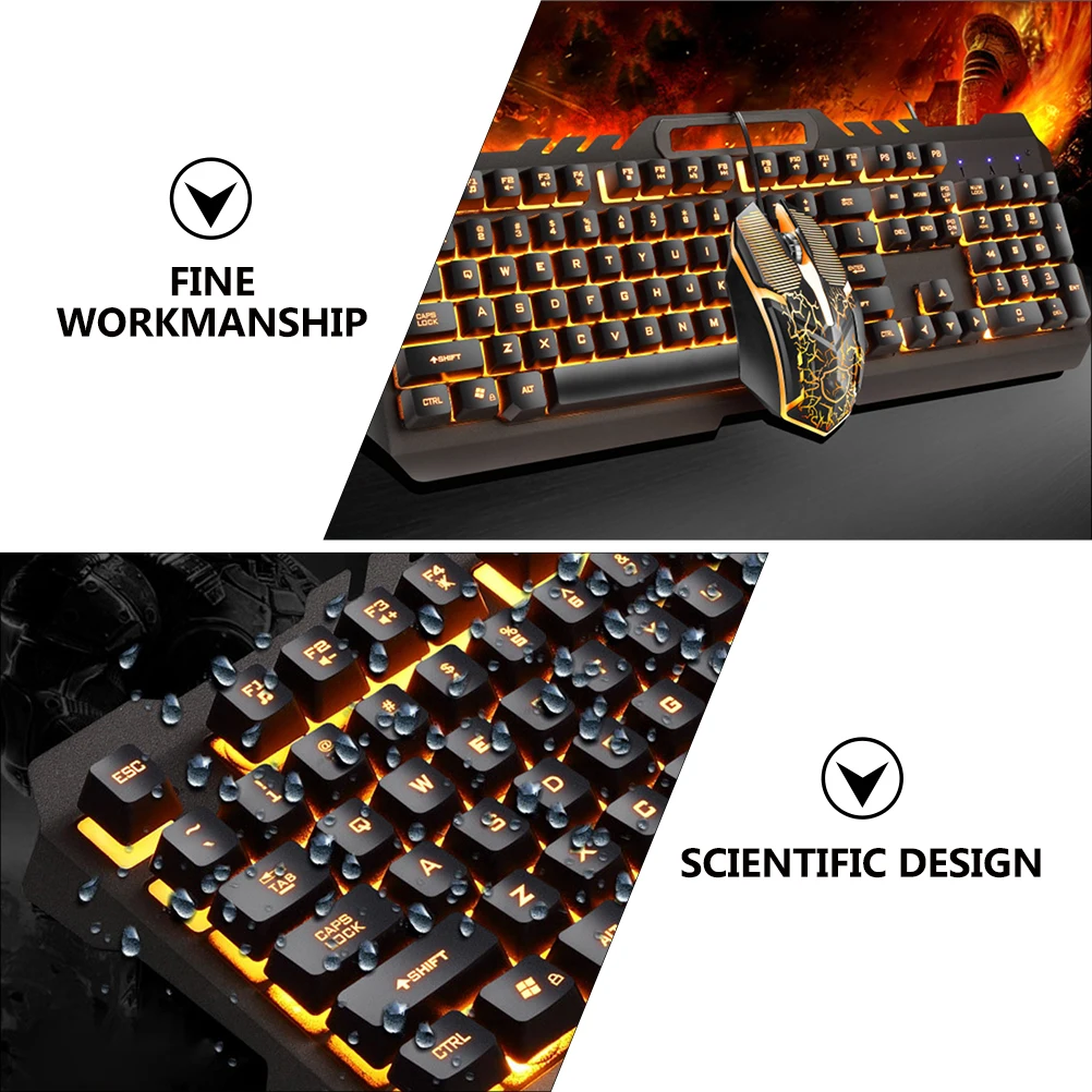 

1 Set Rgb Backlit Gaming Combo Scratch Resistant Semi Transparent Keycaps Suspension Design Wear Resistant Durable With Phone