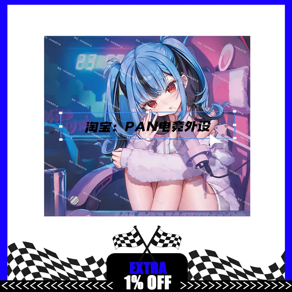 PAN Esports XinTu Glass Mousepad Smooth and Speed Mouse Pad Coating Full Coverage Primer For TTK APEX CSGO PC Accessories Gifts
