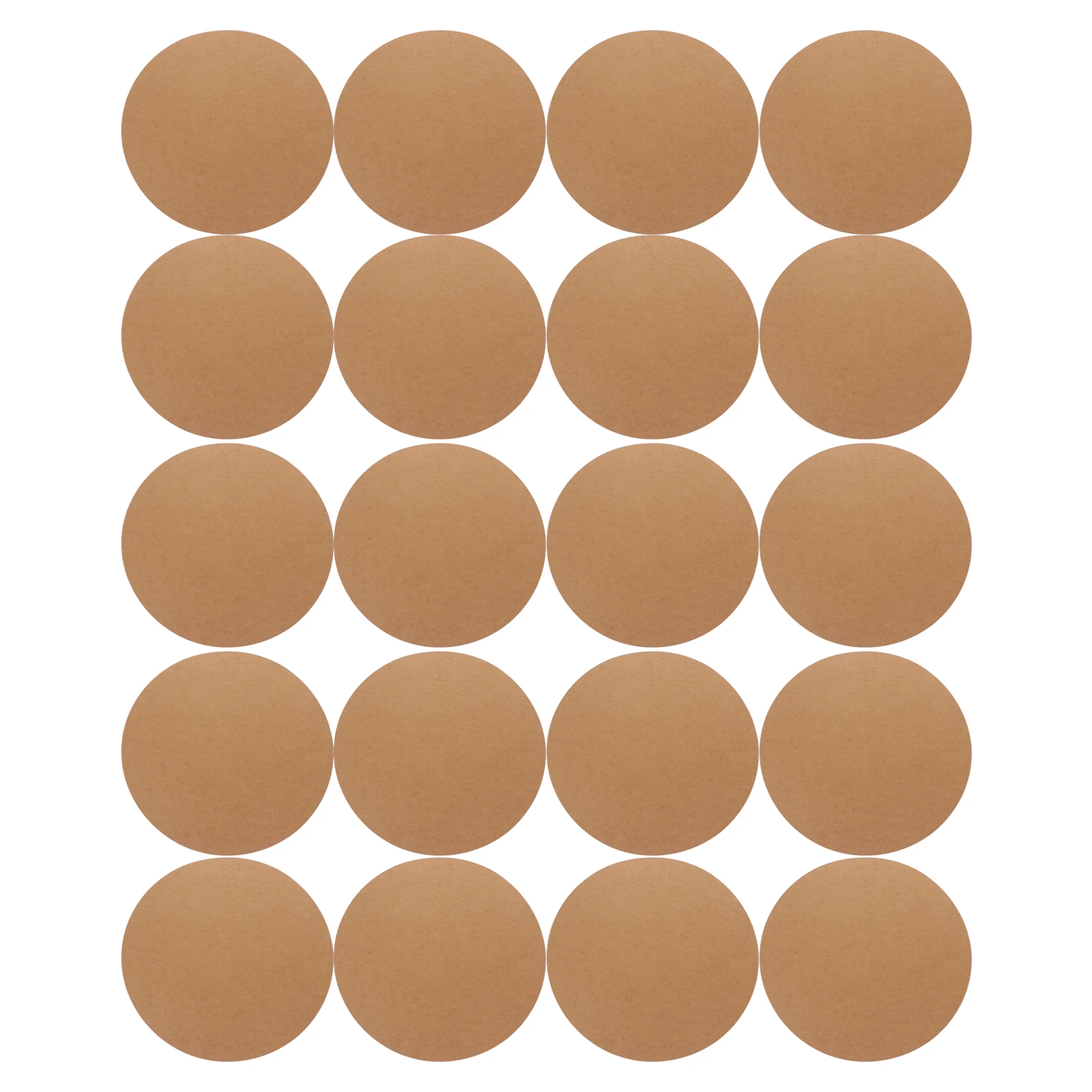 20pcs Round Painting Cardboard Colorful Handmade Boards Premium Paper Office Supplies Art Projects DIY Decorations