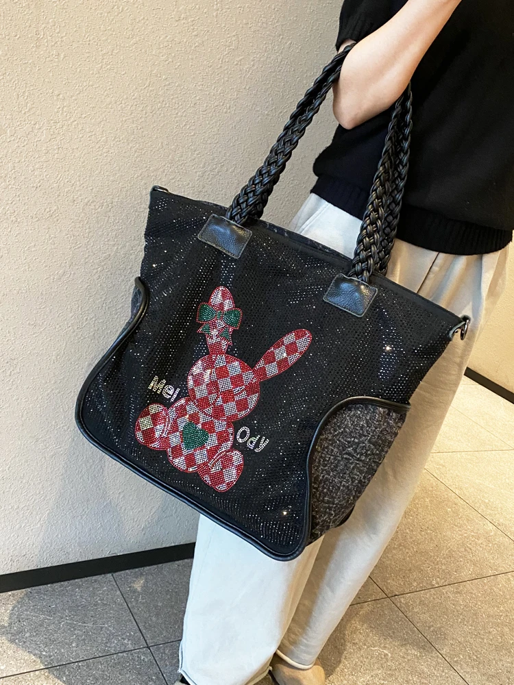 Luksusowa designerska torebka damska marki luksusowej Sac De Luxe Femme duża pojemność torebka na ramię Bolsos Mujer