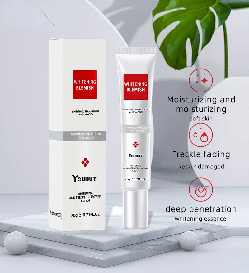 

20g Freckle Removing Cream Whitening Removing Sunburn Freckles Whitening Softening Lightening Spot Removing Cream