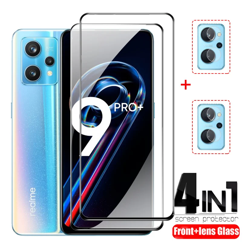 Screen Protector For realme 9 pro plus Tempered Glass Realme 9i 8i 8 9 pro plus Pelicula Camera realme 9 pro Glass Film For realmi 9 pro Glass