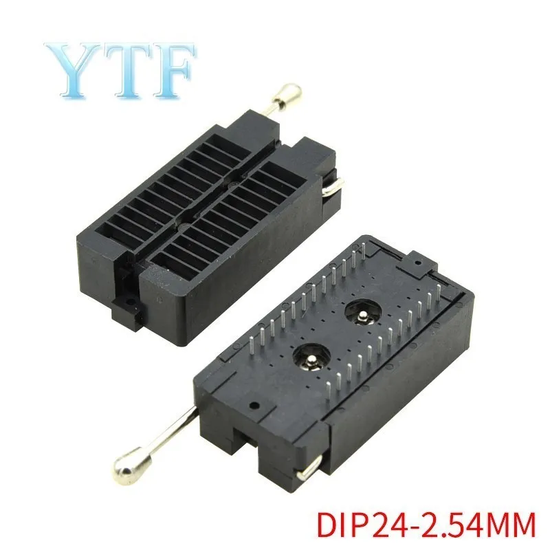  24P 28P 32P 40P 48P 2.54mm IC locking base single chip microcomputer chip test base wide narrow high temperature resistant