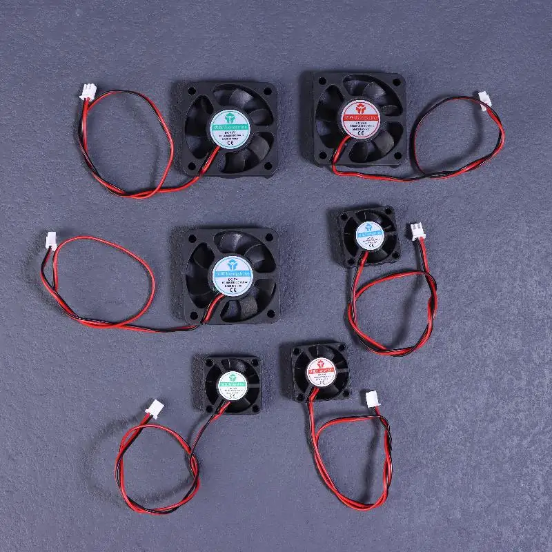 Repuestos para impresora 3D, enfriador del disipador de calor para J-Head Hotend con ventilador 3010 4010 5010, microventiladores de refrigeración CC de 12V 5V 24V 2 pines