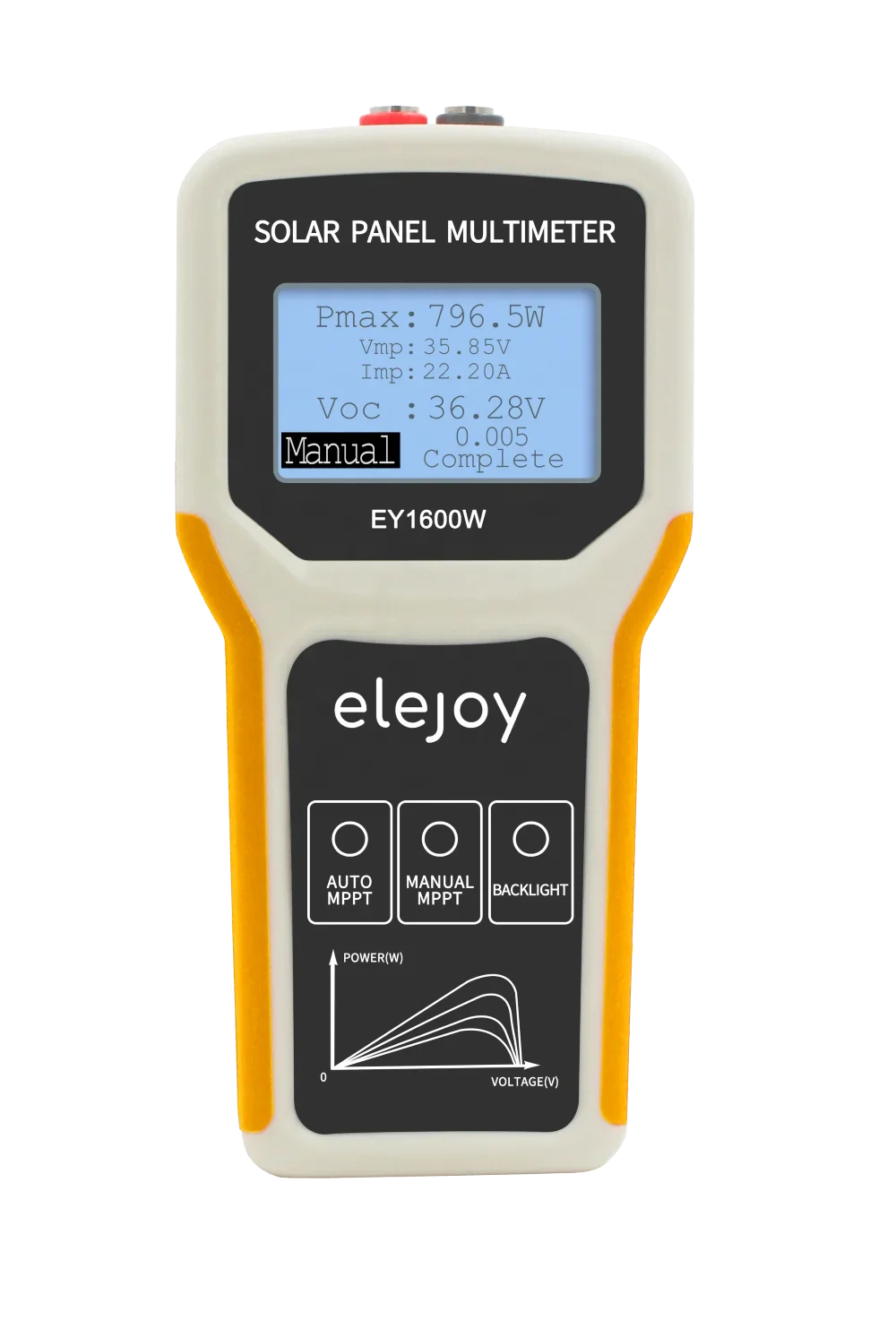 EY1600W LCD MPPT solar panel multimeter tester smart current tester voltage tester digital power PV meter VOC