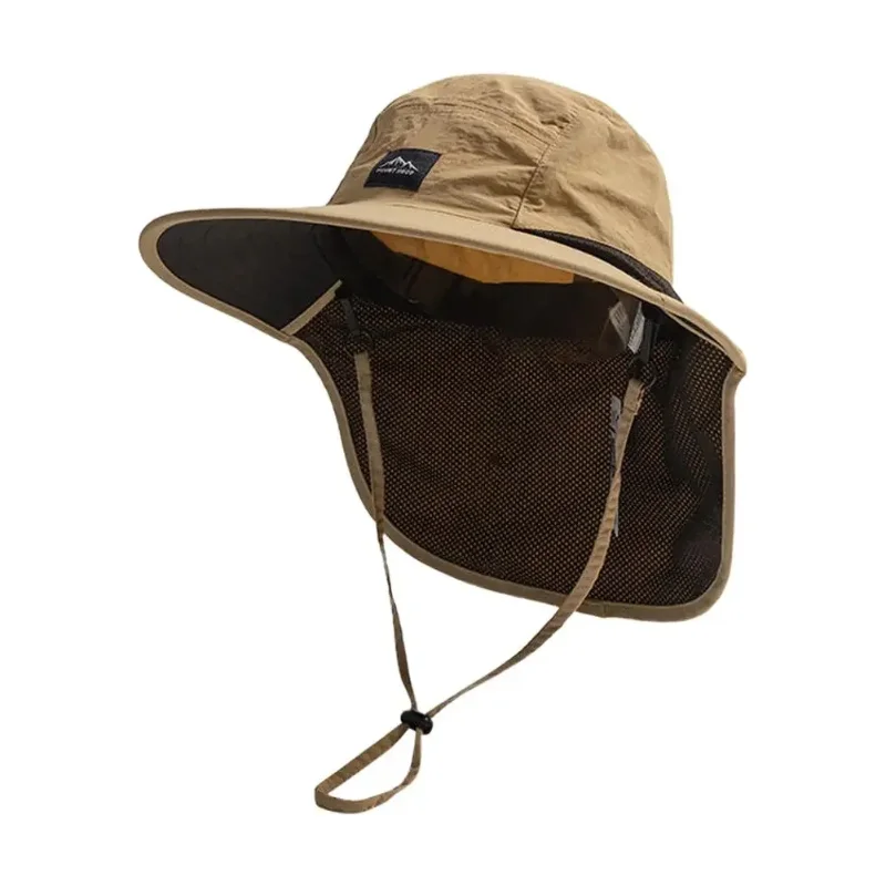 Heißer Verkauf! Unisex winddichter, schnelltrocknender Fischerhut mit Nackenschutz und UV-Schutz für Outdoor-Aktivitäten wie Angeln und Wandern. – Detail 4