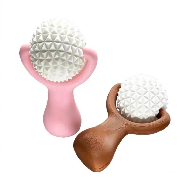 3D-gedruckter Handmassageball mit Griff, tragbares Myofaszial-Entspannungswerkzeug für Yoga und Heimtraining – Detail 7