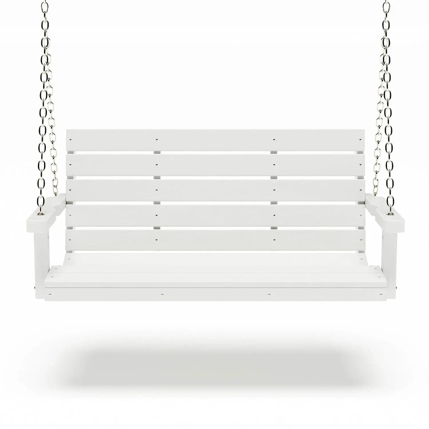 Made 4ft Poly Composite Porch Swing Outdoor Patio Garden Furniture, Customized