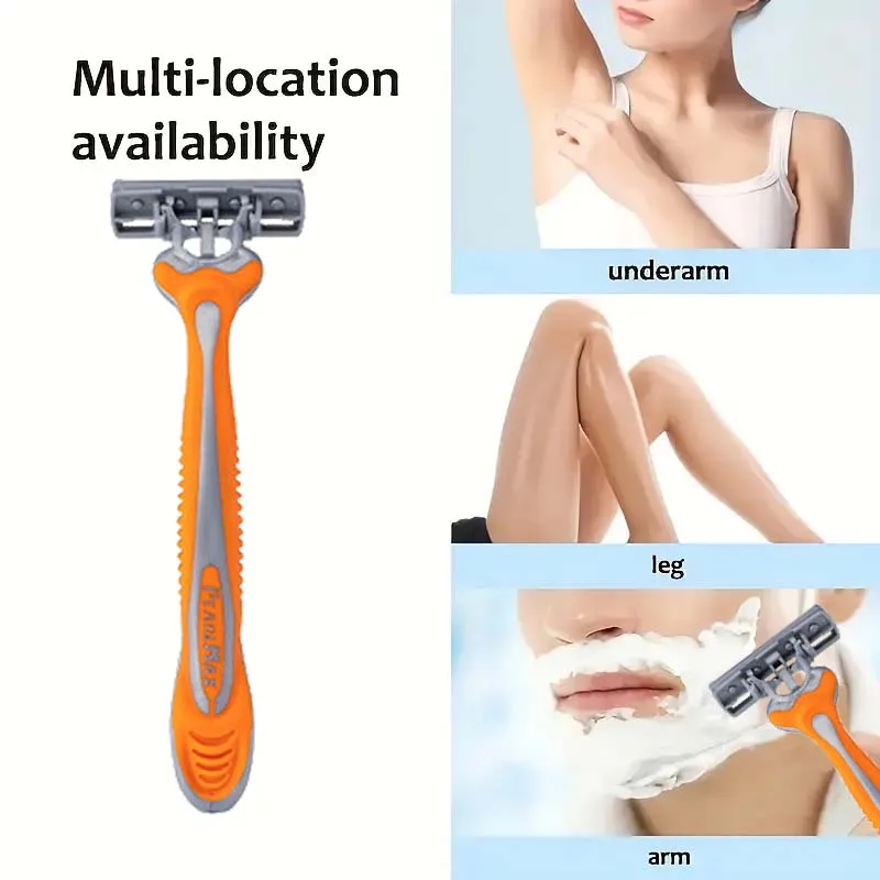 ماكينة حلاقة كلاسيكية للرجال بشفرات حادة ومقبض مضاد للانزلاق، أداة تجميل الوجه للرجال، هدية يجب اقتناؤها لعيد الحب #2