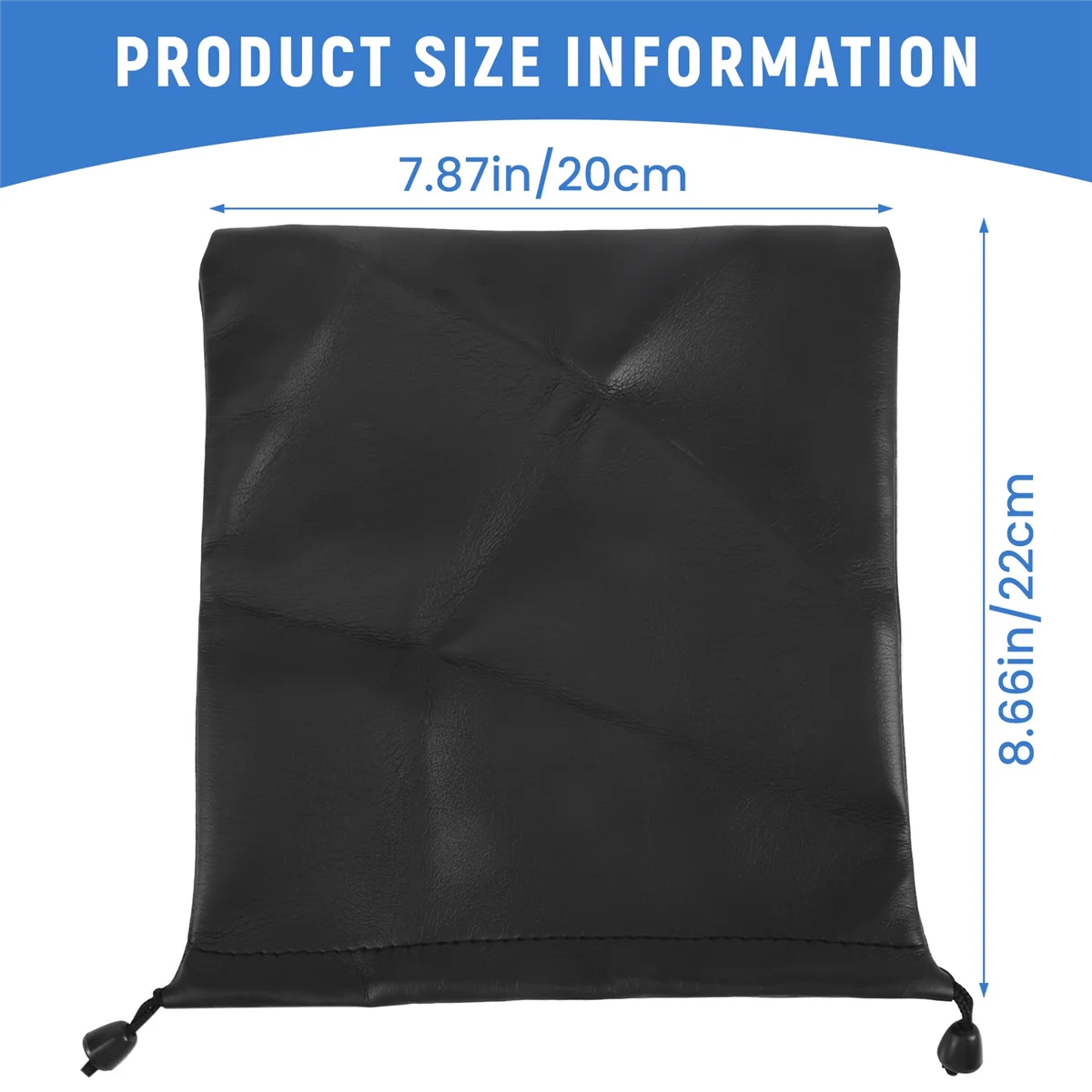 حقيبة تخزين ناعمة من جلد البولي يوريثان A26P لسماعات الأذن AE TP-1 DJ باللون الأسود