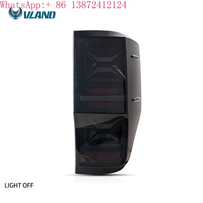 forVland Wholesale Full LED Tail Light for Ford Ranger T6 2012-2018 Accessories Auto Lighting Car Parts LED Lamp Sequential