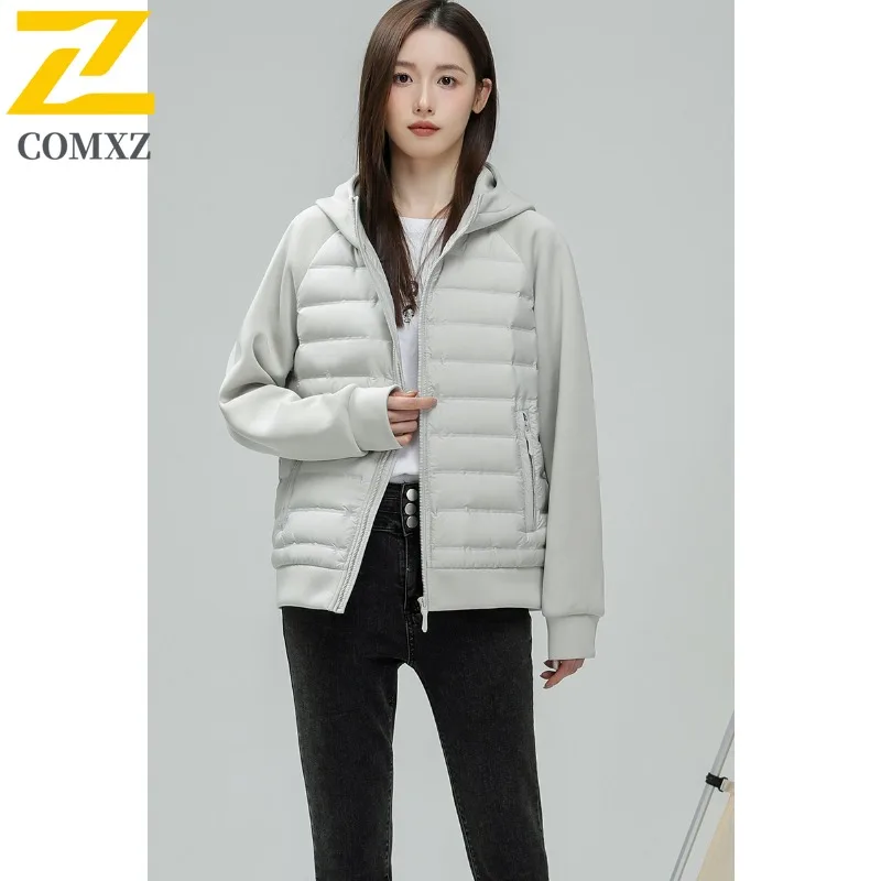 

COMXZ Men's Winter Padding High Quality Korean Fashion Warm Lightweight Travel Puffer Jacket Snowy Comfortable Padded Jacket