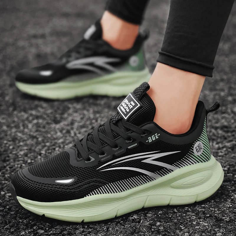 Big Size 48 Marathon Men Sports Running Shoes AirCushion Breathable Light Comfortable Women Athletic Outdoor Hiking Gym Sneakers