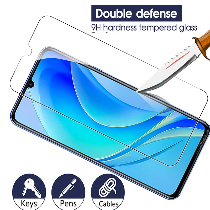 3Pcs protective glass for Huawei Nova Y70 Y 70 Plus 70plus novay70 y70plus Tempered glasses screen protectors armor Safety Films