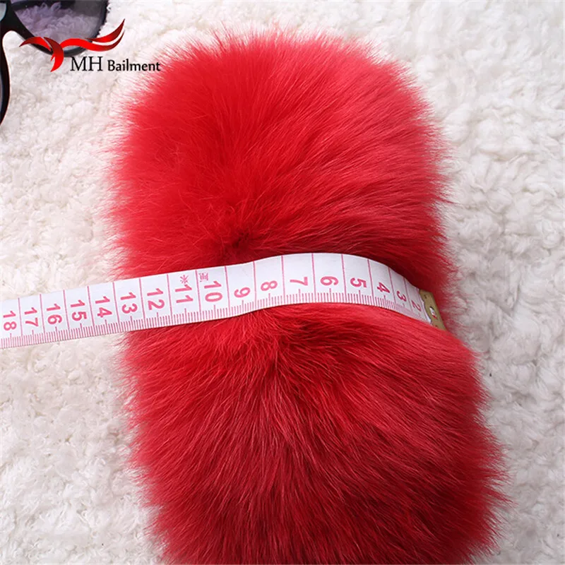 High Quality Fox fur Cuffs Hot Sale Wrist Warmer Genuine Fox Fur Cuff Arm Warmer Lady Bracelet Real Fur Wristband Glove X#1