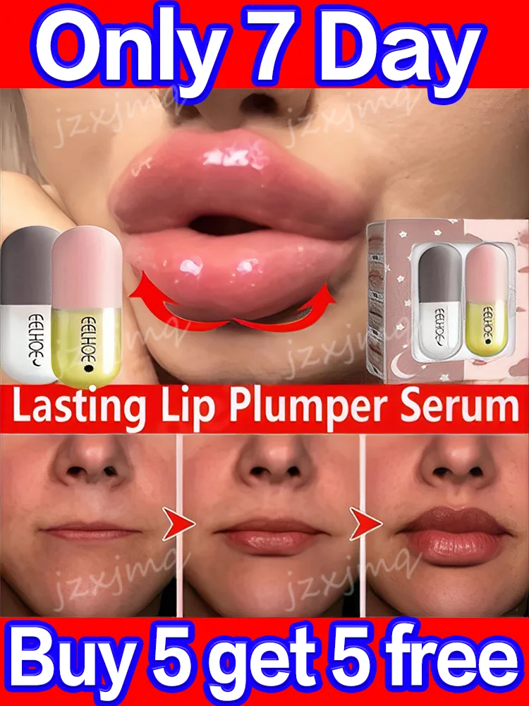 

Instant Lip Oil Plumper Volumising Moisturizing Lip Repairing Fade Lip Lines Brighten lip plumping gloss Oil Lips Care