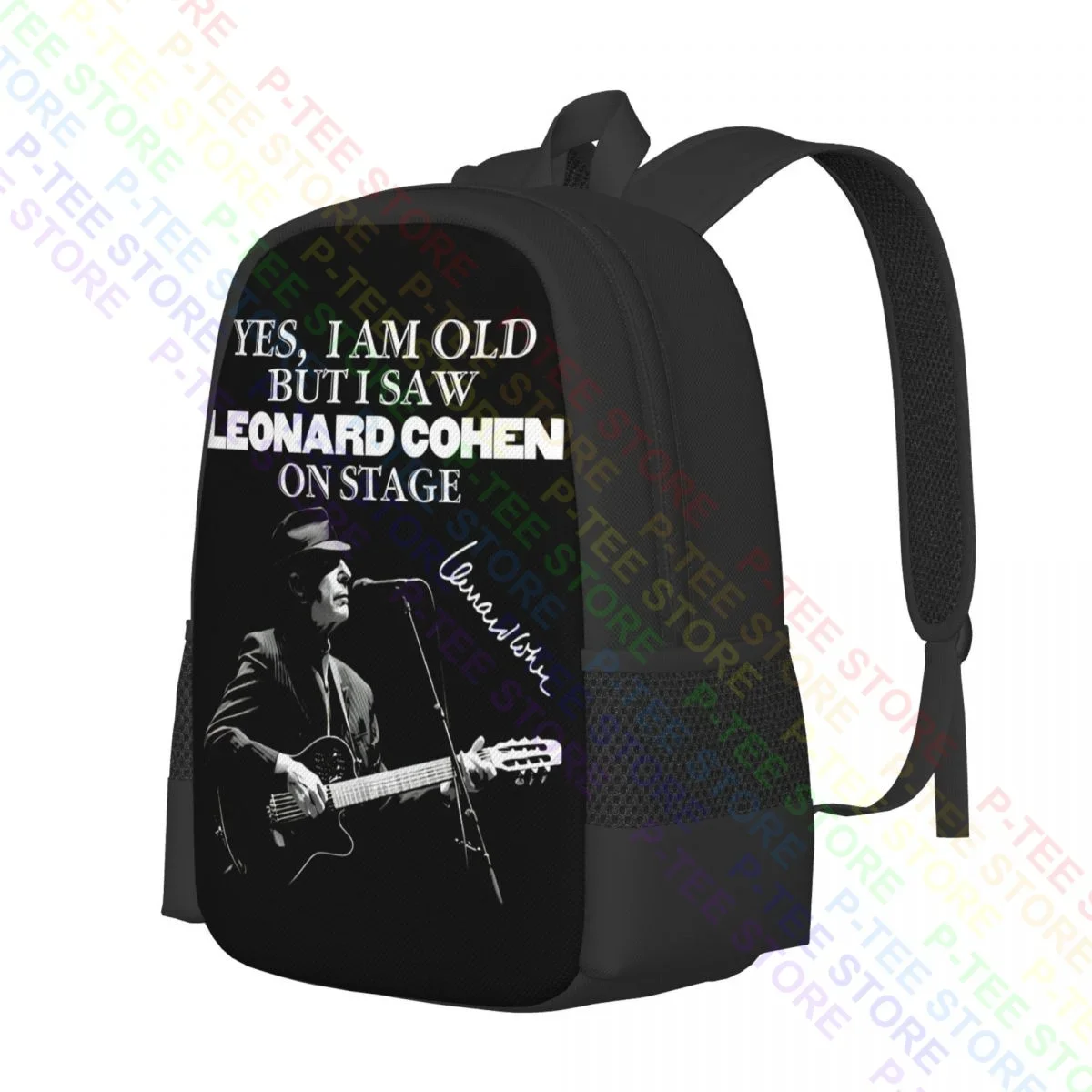 Im Old But I Saw Leonard Cohen On Stage SignatureBackpack Large Capacity Hot Large Capacity