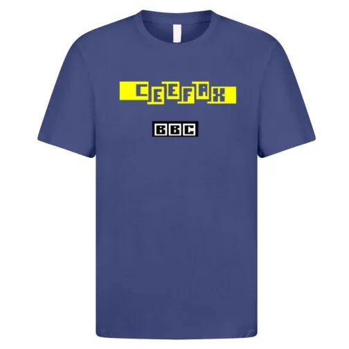 Ceefax Logo T Shirt Teletext Oracle Prestel Analogue Internet Sport News GT143