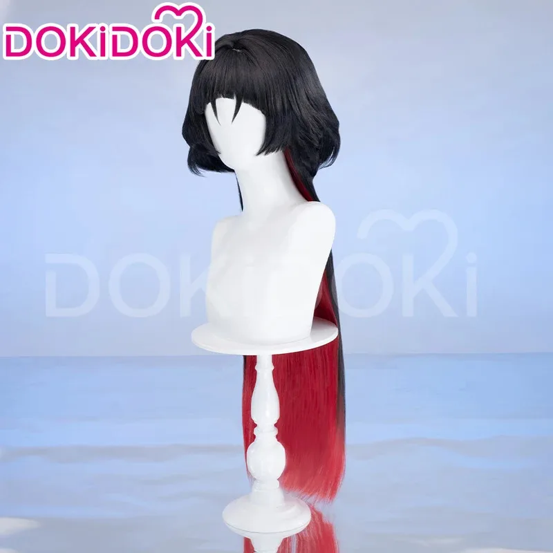 IN STOCK Jane Doe Wig Game Zenless Zone Zero Cosplay Wig DokiDoki Women 80cm Long Gradient Hair Jane Doe Nails FreeCap Halloween