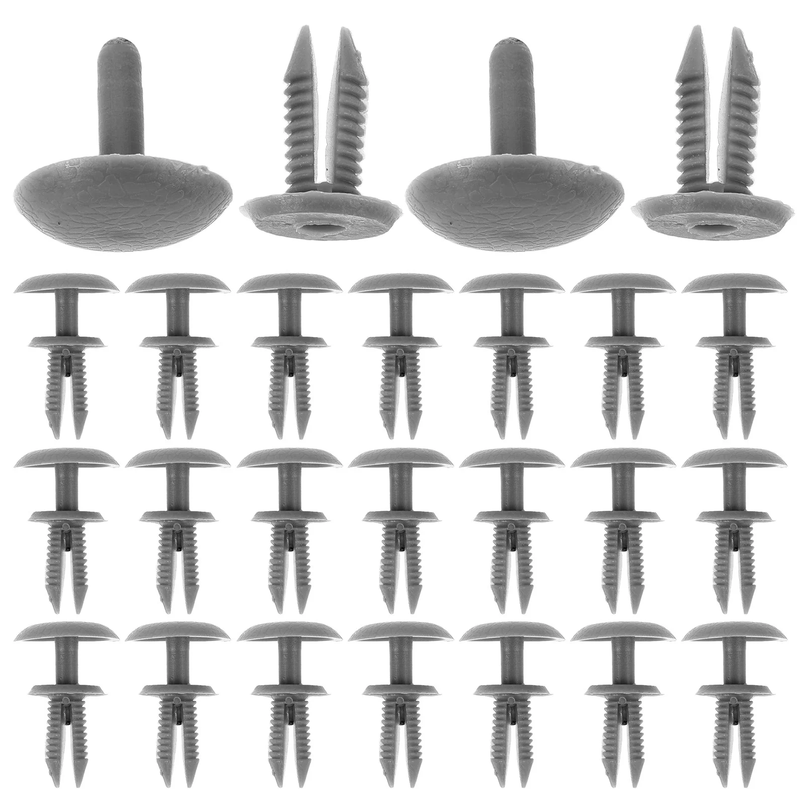 

30Pcs Beige Automotive Plastic Clips Universal Push Pin Fasteners for Car Interior Headliner Panel Retainer Trim Roof Body Rivet