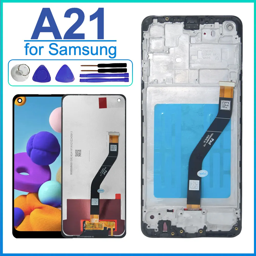 6.5'' LCD for Samsung Galaxy A21S LCD Display Touch Screen Digitizer Assembly for Samsung A21s A217 Phone LCD Screen Replacement