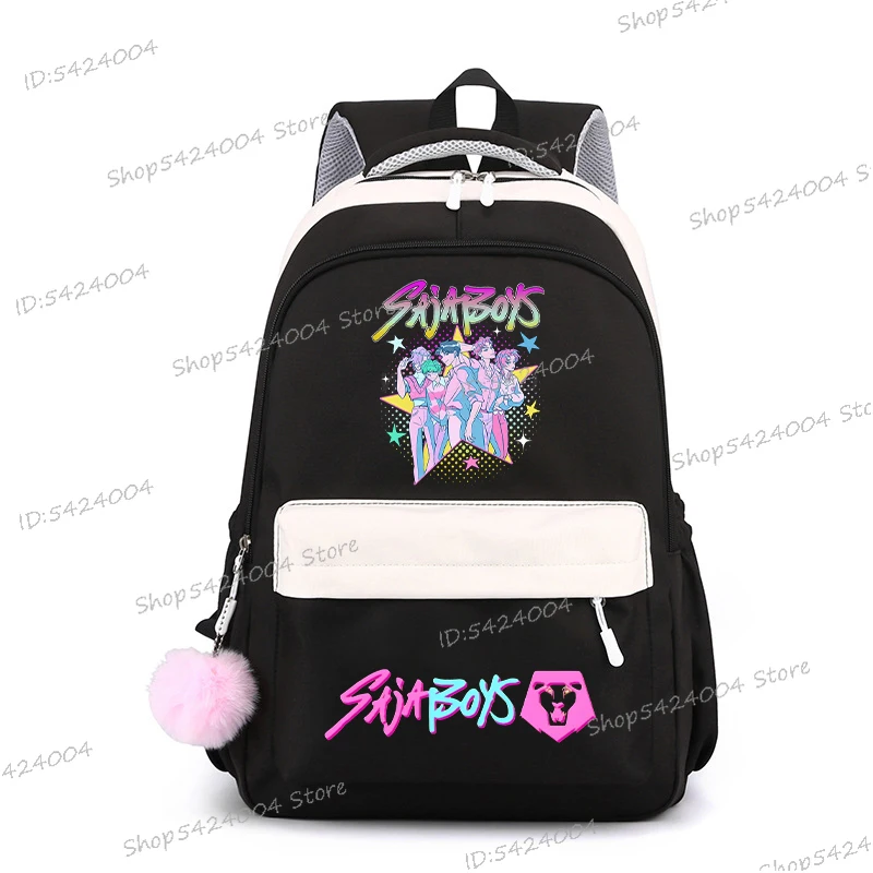 Cute Anime Cartoon School Backpack Teen Girls College Bag Large Capacity Laptop Mochilas Anime Cartoon Schoolbags