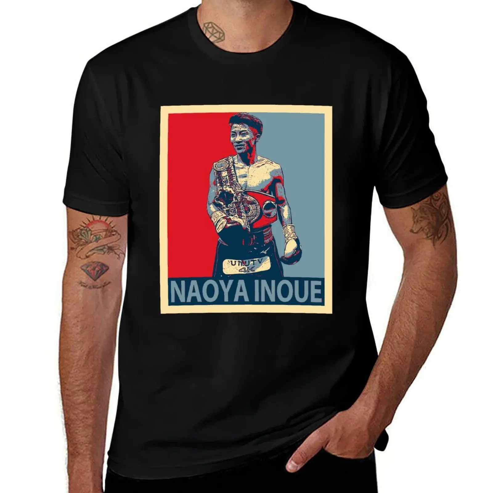 naoya inoue T-Shirt shirts graphic tee plain Short sleeve tee new edition mens t shirt graphic