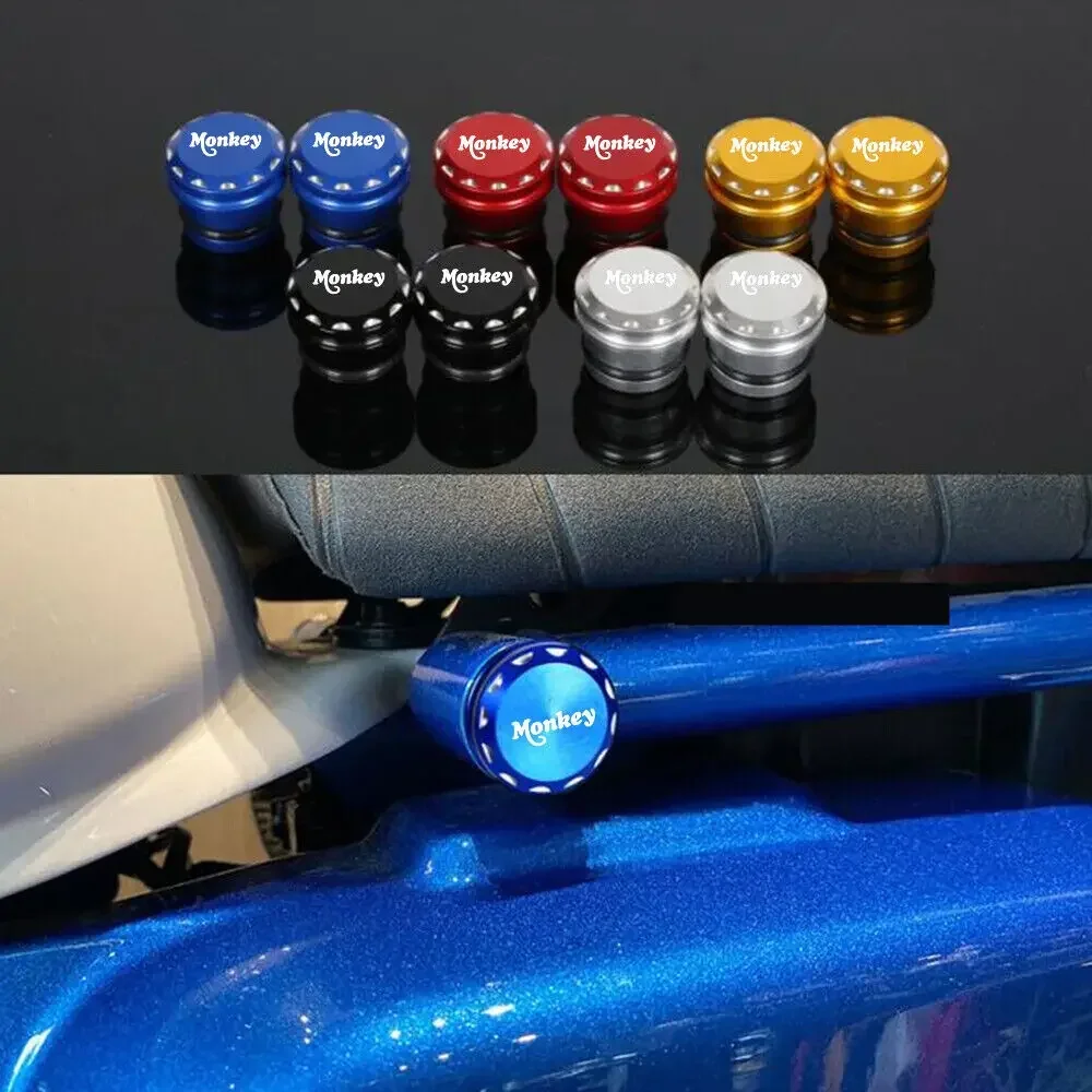 

Monkey LOGO 3D Aluminium Seat Bolts Screws Frame Cap For Honda Monkey 125 MONKEY125 Z125 Z 125 2018-2023