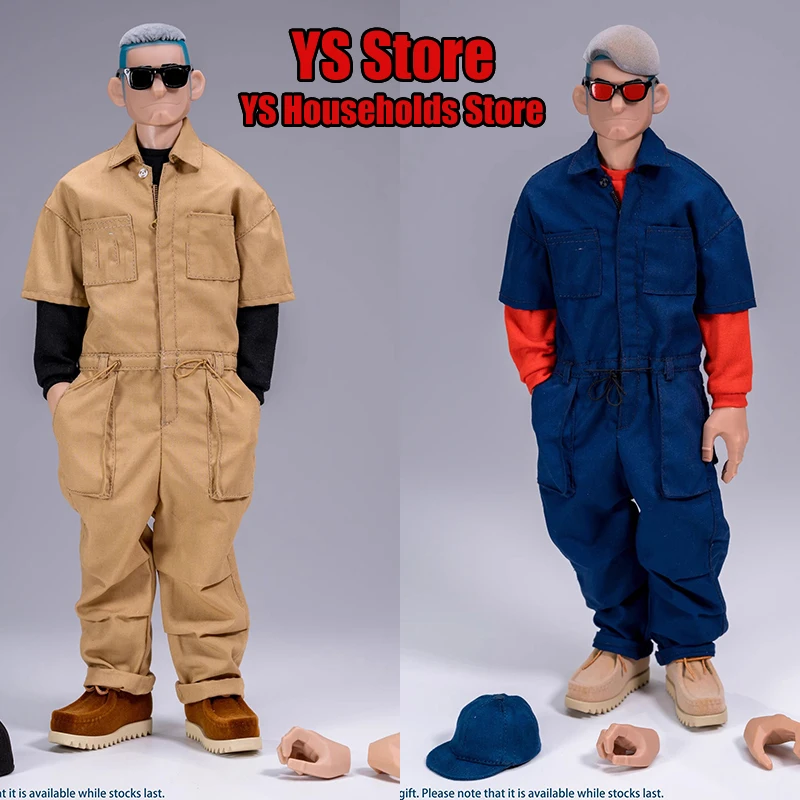 Khaiki/Navy Blue TrickyMan12 1/6 T.R.C Mechinal Repair Man Action Figure Mini Tools Set Ornament 12
