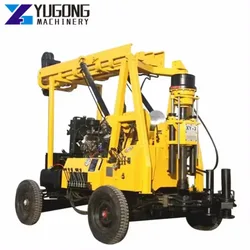 100m 300m 400m Portable Water Well Drilling Machine Price Borehole Core Drill Rig Water Well Drilling Rigs