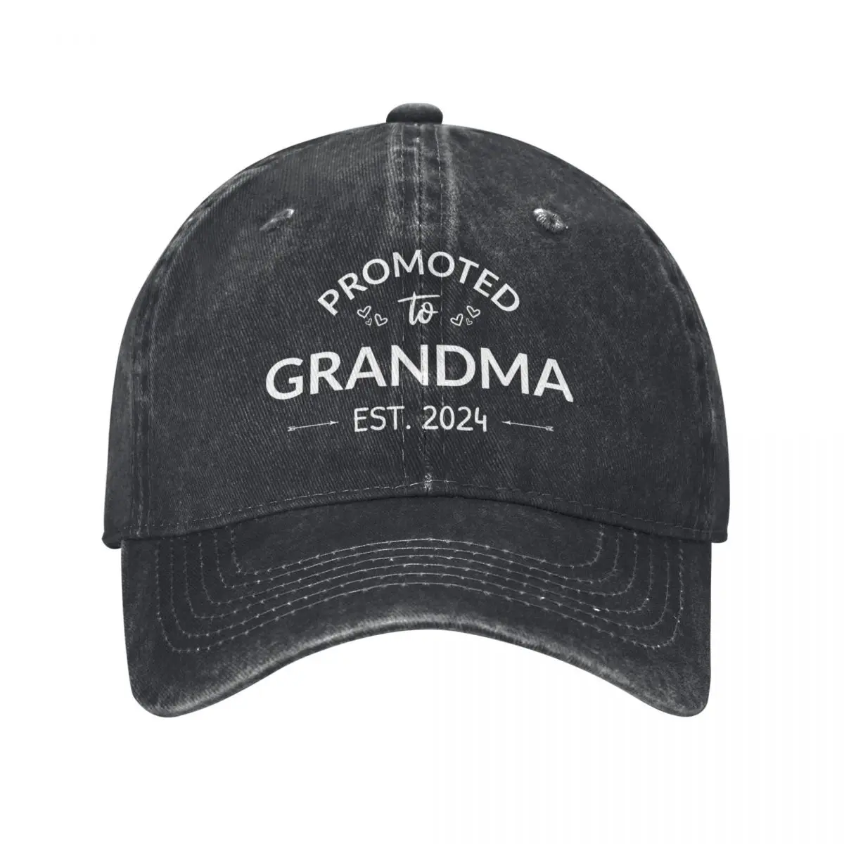 Promoted To Grandma Est 2024 Baseball Cap Funny Meme y2k Retro Men Adult Trucker Hat Sun-Proof Hiking Fishing Snapback Cap Gift