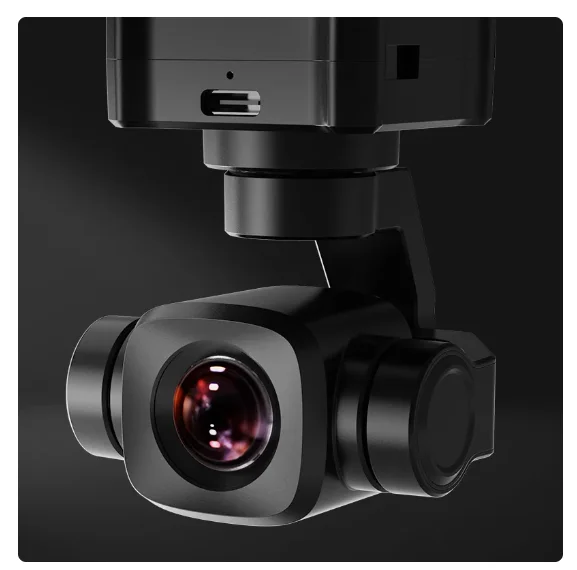 SIYI-Mini caméra de suivi de cible à cardan A8, 4K HD AI abrasif, n'aime numérique 6X, capteur Sony, vision nocturne, stabilisateur 3 axes