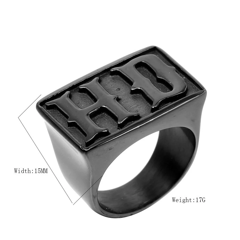 Hot Sale Vintage Classic Locomotive Series HD Titanium Steel Rings for Men Women Couple Friend Fashion Jewelry Gift