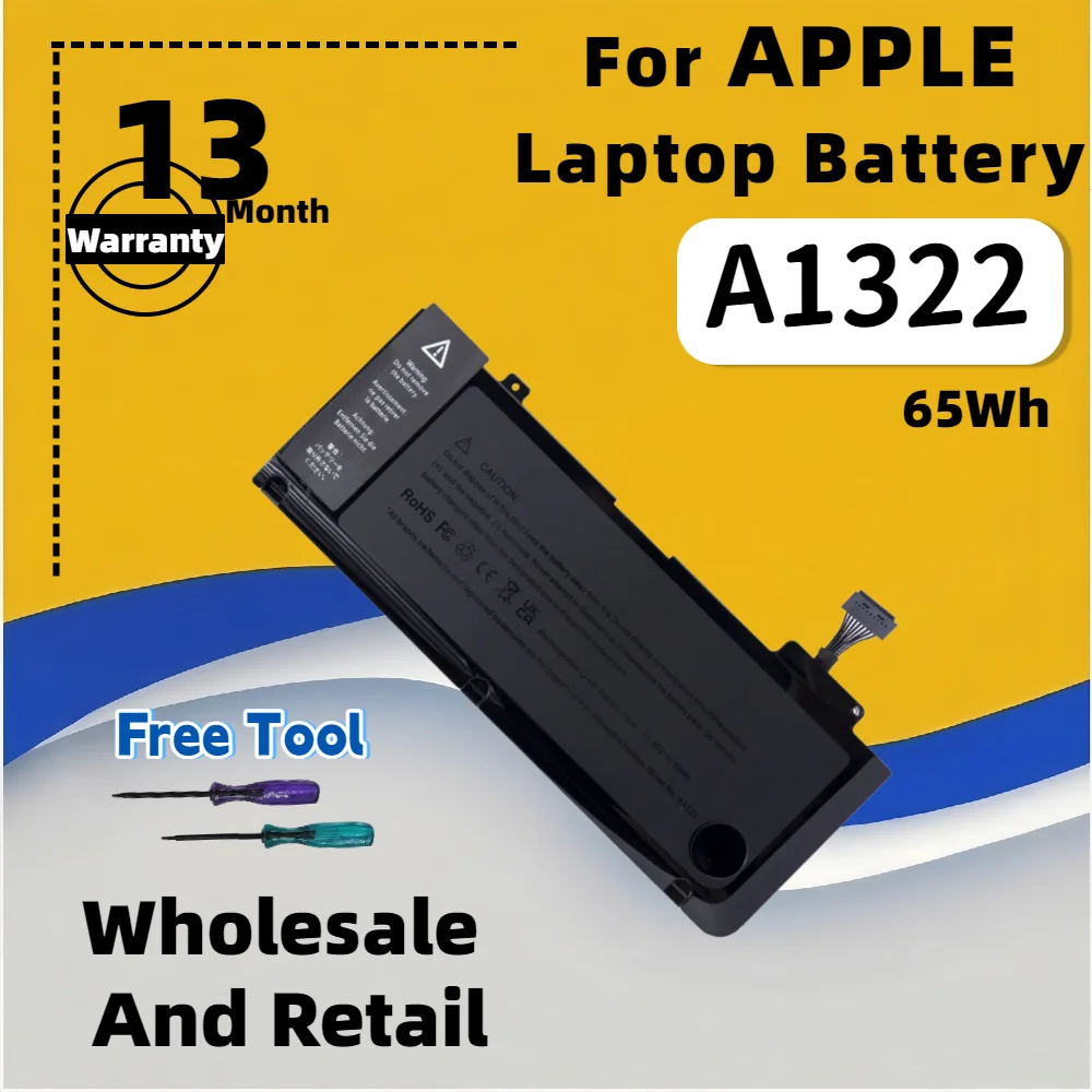

FRLESUI A1322 Battery For Apple MacBook Pro 13" A1278 2009 2010 2011 2012 MB991LL/A MB990LL/A MB990J/A MC700 MC374 MD101 MD314