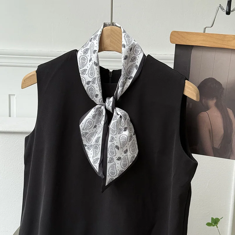 وشاح مصمم حزام جلد للنساء تنوعا عقال حزام وشاح حقيبة مقبض الشريط وشاح يمكن انفصال فستان الجينز زنار #4