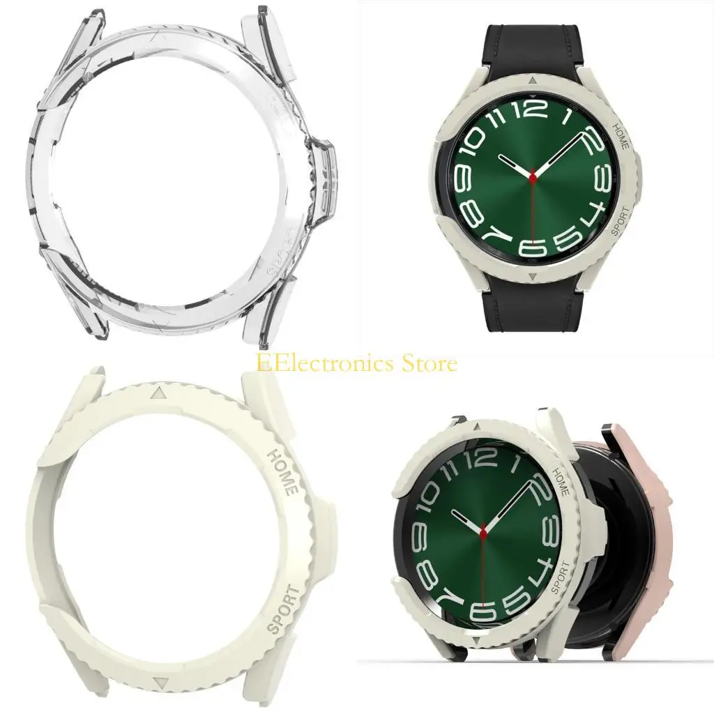 

B03C Чехол с защитой от царапин, твердая обложка, легкая защитная рамка для часов 6, 43/47 мм