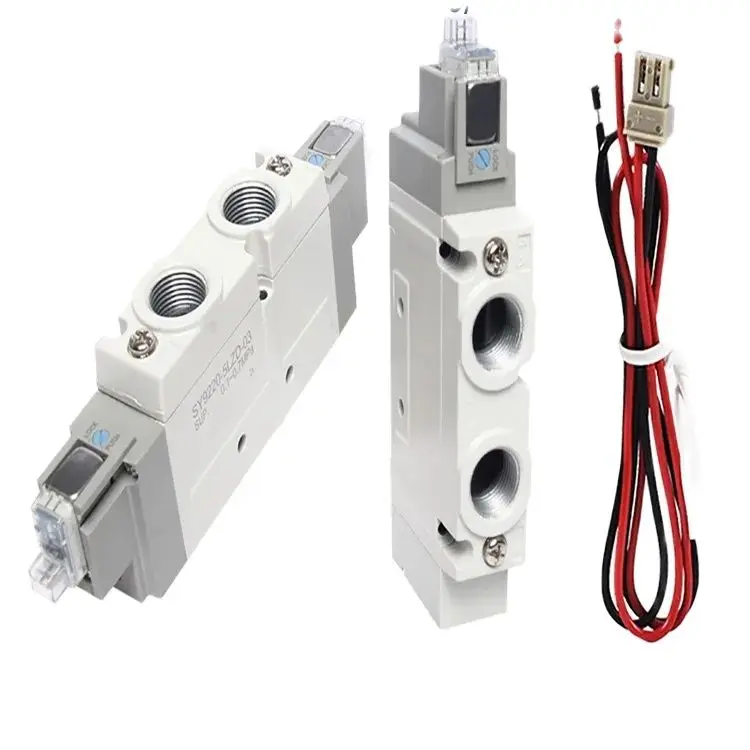 SMC-Type Five-Port Solenoid Valve SY9120/9220/9320-3/4/5/6LZD/MZD/GZD/DZD-02/03