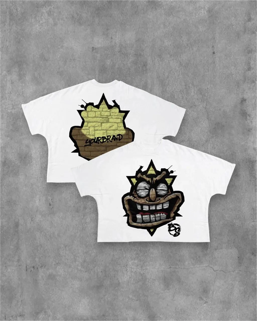 

Y2k Card head avatar Graphic print Streetwear Hip Hop Cotton T-shirt Vintage Short Sleeve Aesthetic Oversized couple Tops