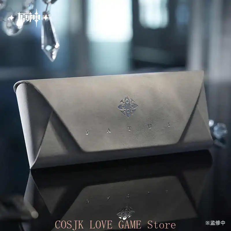 Mihoyo Game Genshin Impact Original II Capitano II Dottore Pantalone نظارات هدية صندوق تأثيري حلي أنيمي هدية مزخرفة