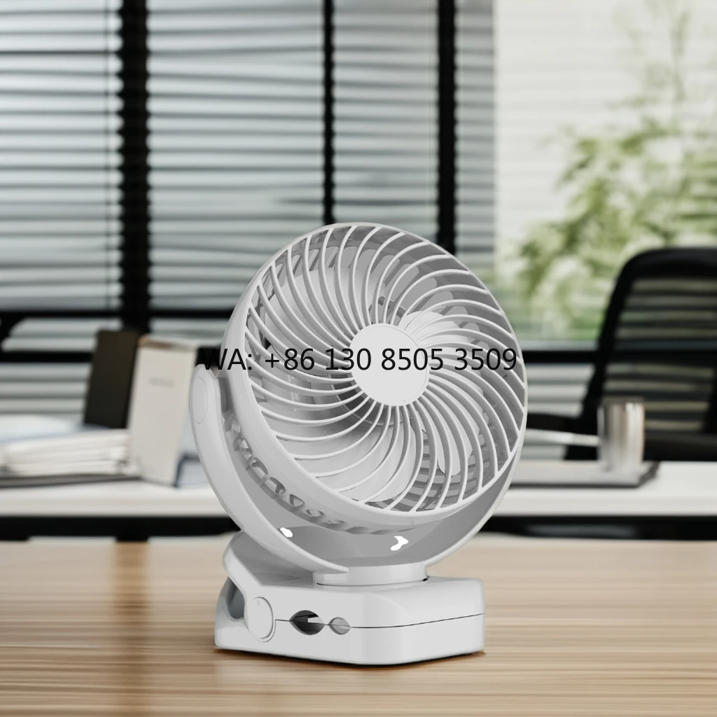 

2024 New Hot-selling Portable Clip Fan 360 Degree Rotation Remote Control Automatic LED Indoor Cooling Battery Outdoor Plastic
