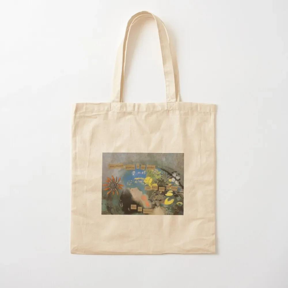 

garden song Tote Bag shopper bag woman Cloth bags Large bags for women tote bag women