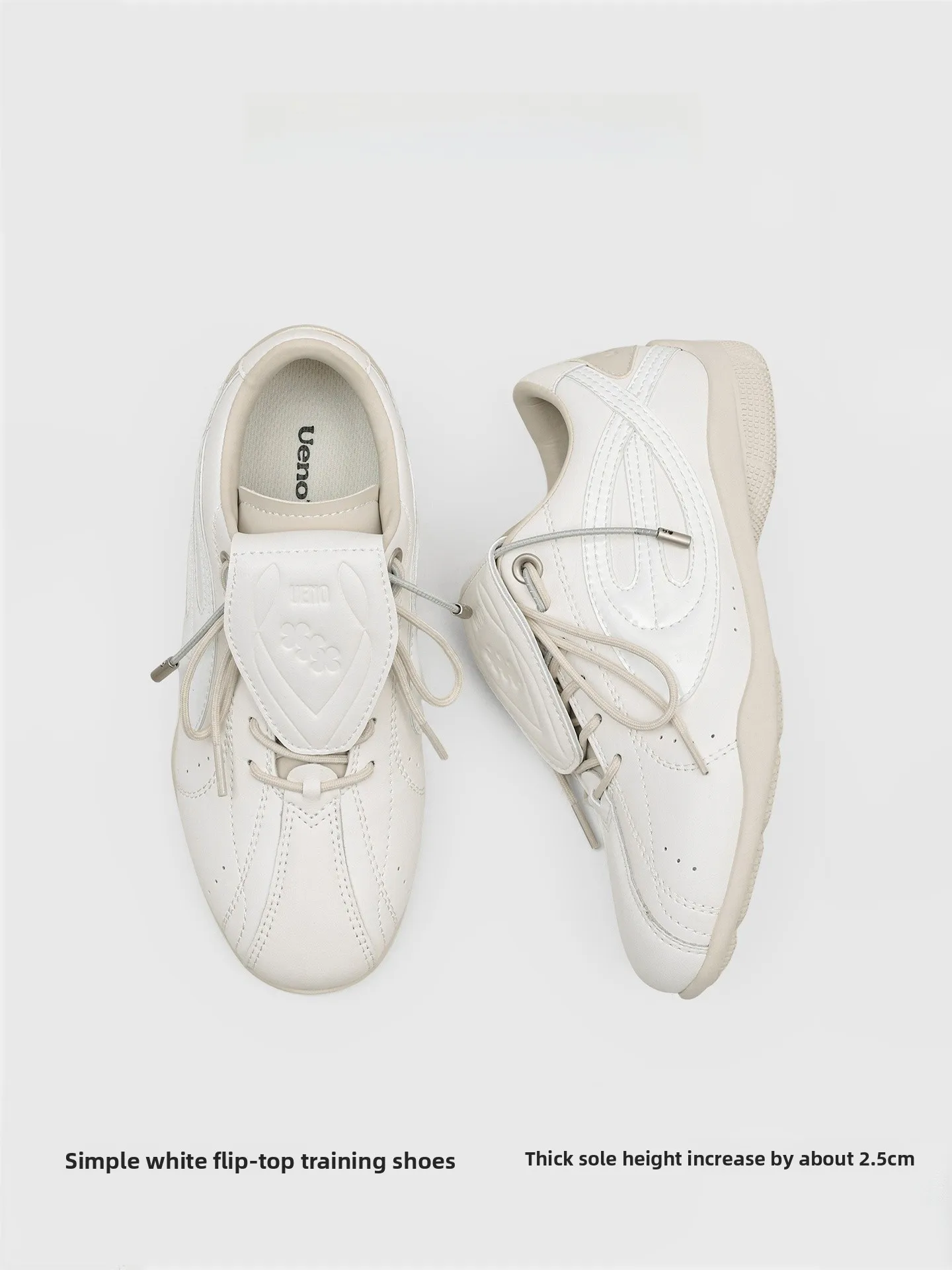 Summer 2026 Fashionable Flip-Cover Deqin Shoes Men's Casual Sports White Shoes Women's Retro Trendy Agan Shoes Youth Wear