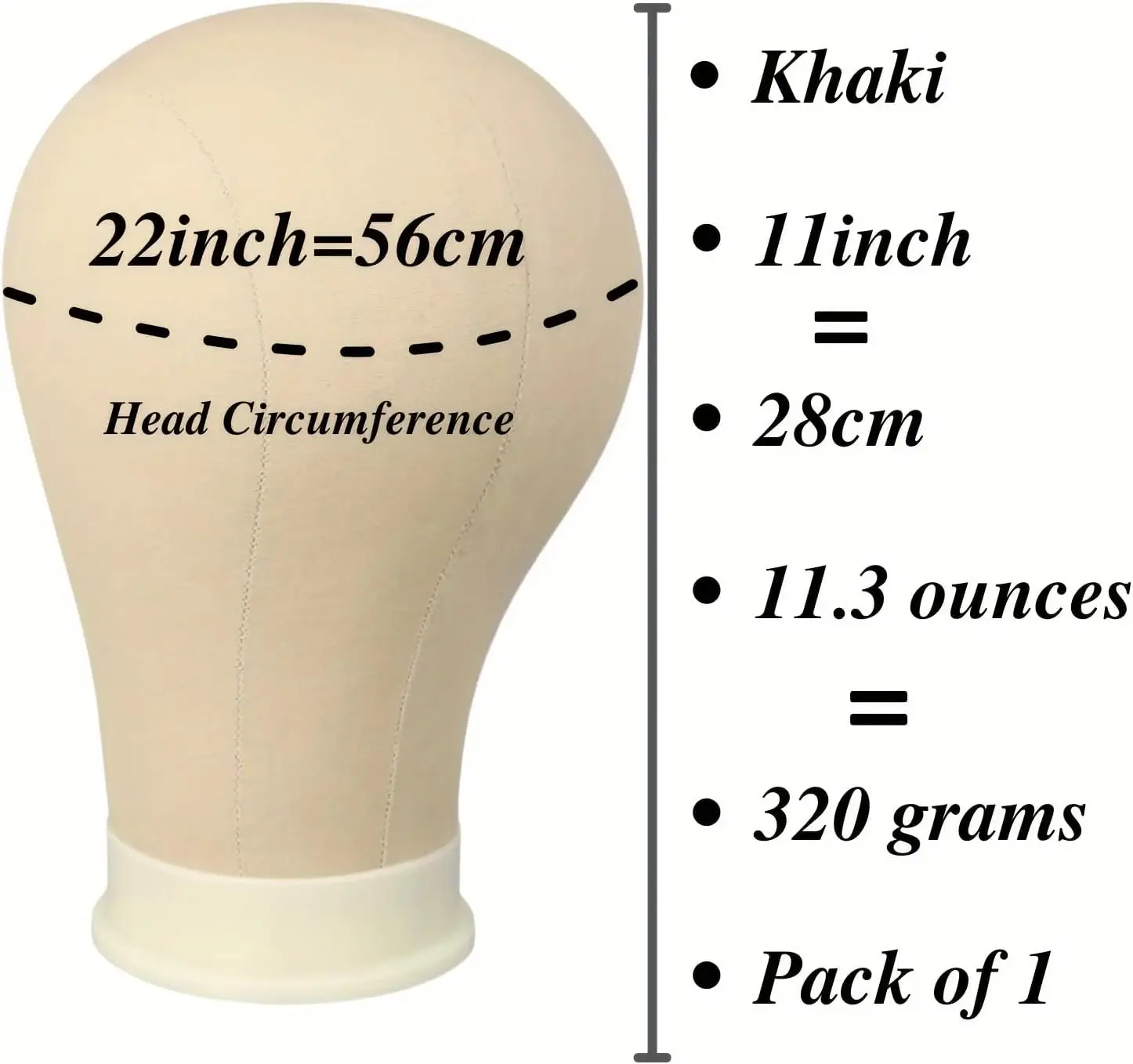 Styling Practice Mannequin Head Set with Adjustable Stand