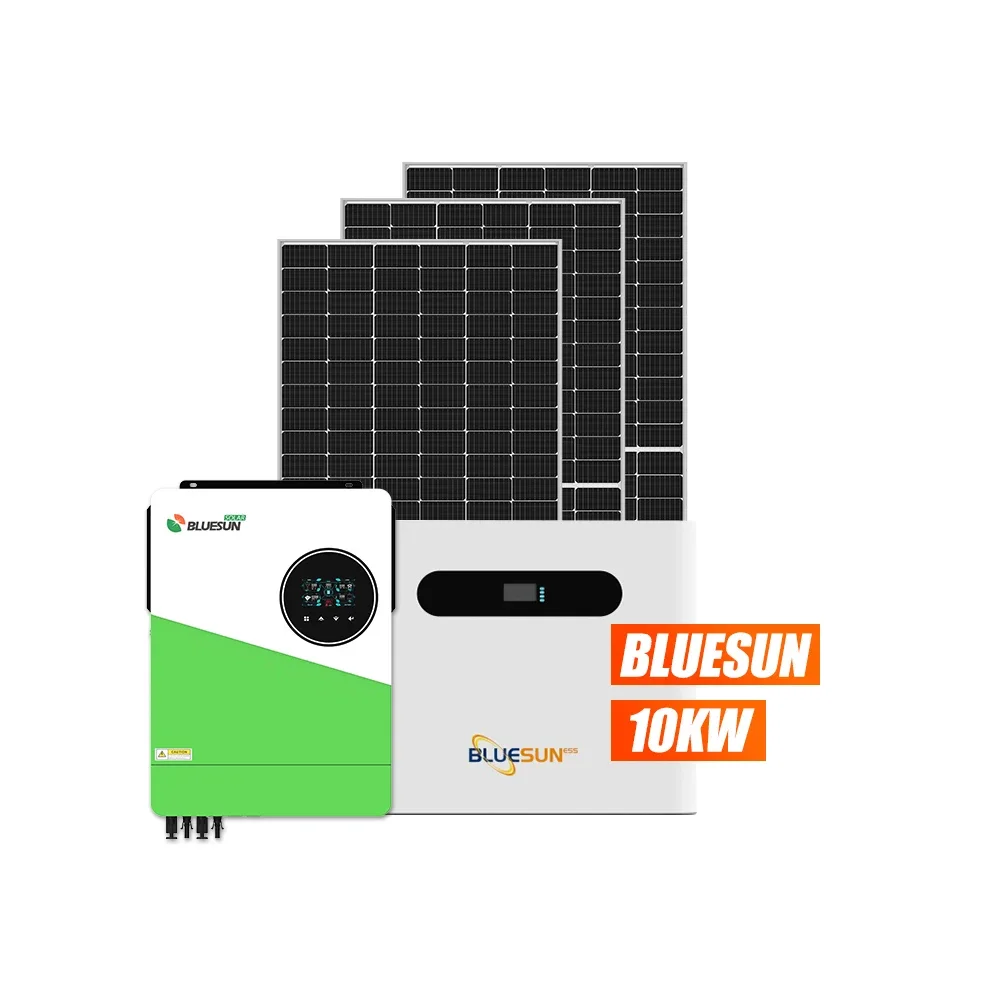 Bluesun Complete Set 10Kw Solar Panels System 8Kw 5KW On Off Grid Solar System 5000W Solar Energy Home System