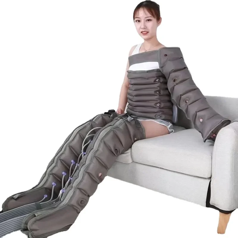 Air Pressure Leg Massager Pneumatic Foot Calf Massage Device Lower Limb Circulation Therapy Instrument for Home Relaxation
