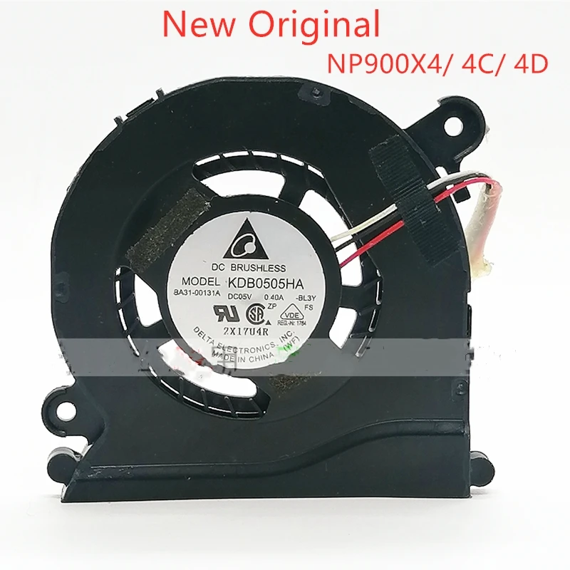 New Original Laptop Cooling Fan For Samsung NP900X4C 900X4D 900X4 Fan KDB0505HA BA31-00131A DC5V 0.4A