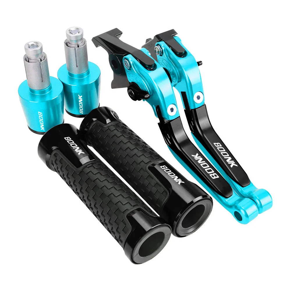 For CFMOTO CF MOTO 800NK 800 NK CF800NK 2023 2024 2025 Motorcycle Accessories Adjustable Brake Clutch Levers Handlebar Grips End