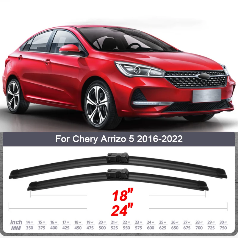 Car Styling Front Windshield Wiper Blades Bracketless Rubber For Jetour X70S For CHERY Omoda 5 Arrizo 5 Plus 6 8 Accessories